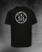 HEAVY OVERSIZE SHIRT "HYPED BOCK ANGRIFF EST 1986"