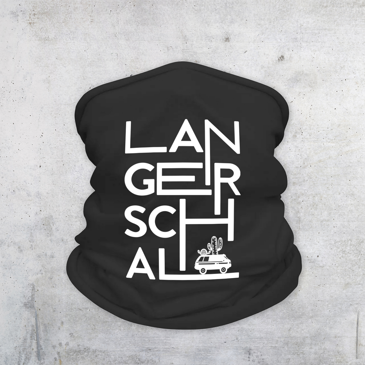 Langer Schal (Schlauchschal)