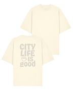 T-Shirt "City Life is good" cream