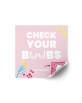 Sticker "Check your Buubs"