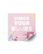 Sticker "Check your Buubs"