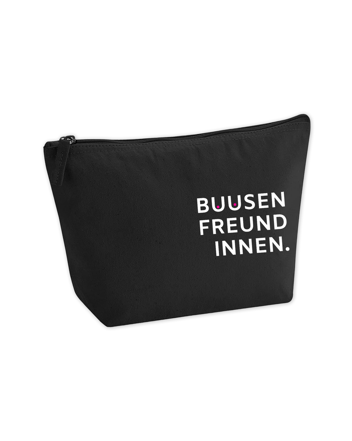 Kosmetiktasche "BUUSENFREUNDINNEN." black