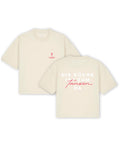 Cropped T-Shirt "Die Küche ist zum Tanzen da"