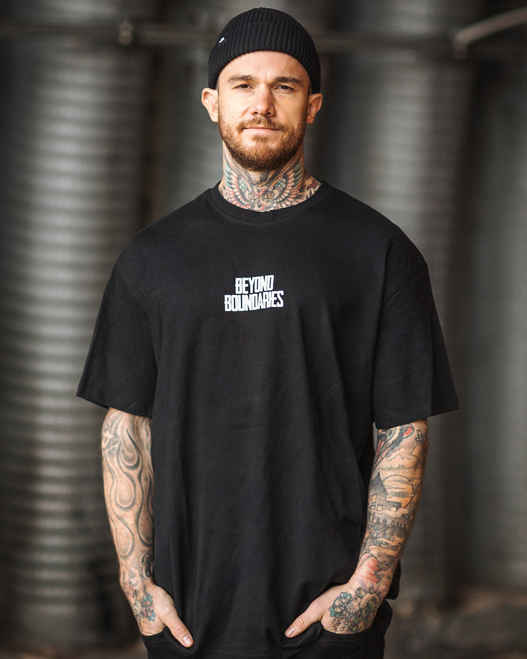 HEAVY OVERSIZE SHIRT "BEYOND BOUNDARIES"
