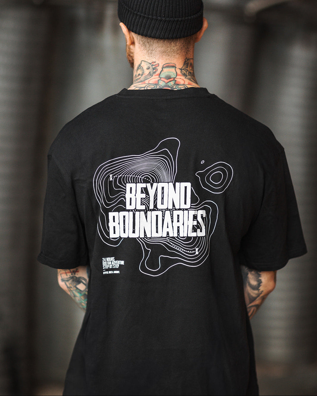 HEAVY OVERSIZE SHIRT "BEYOND BOUNDARIES"
