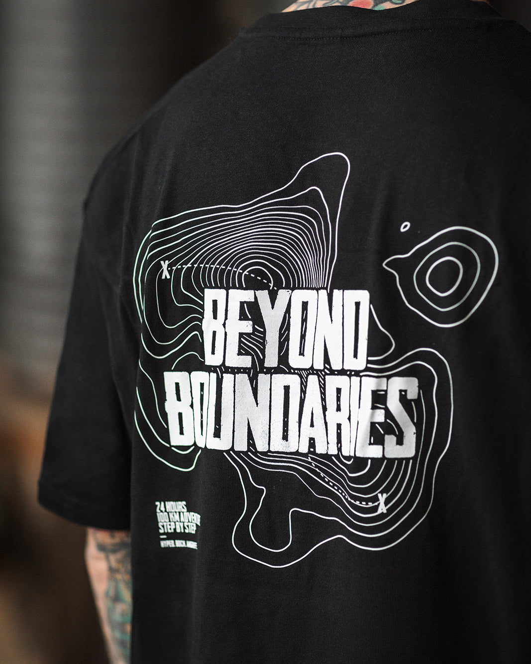 HEAVY OVERSIZE SHIRT "BEYOND BOUNDARIES"