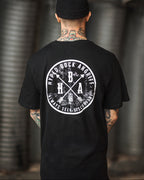 HEAVY OVERSIZE SHIRT "HYPED BOCK ANGRIFF EST 1986"