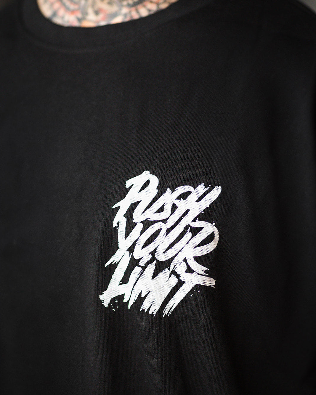 HEAVY OVERSIZE SHIRT "PUSH YOUR LiMiT"