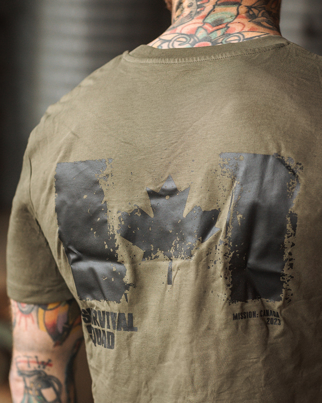 T-SHIRT "SURVIVAL SQUAD" KANADA